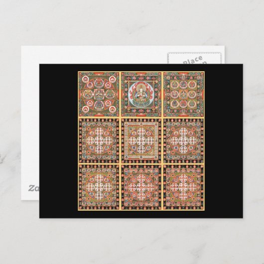 Kongokai Mandala Postkarte (Vorne/Hinten)