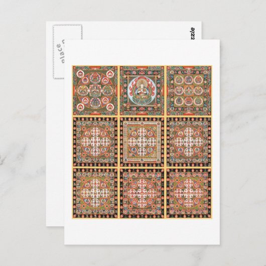 Kongokai Mandala Postkarte (Vorne/Hinten)