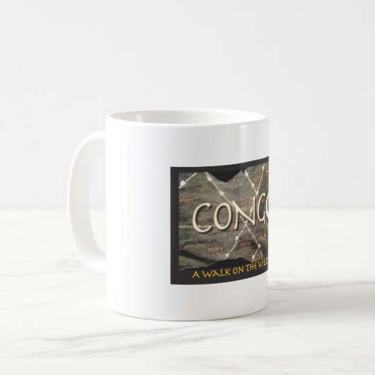 Kongolesisch-themenorientierte Kaffee-Tasse Kaffeetasse (Vorderseite Links)