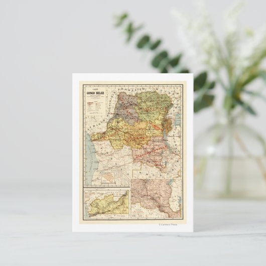 KongoPanorama Karte Kongo (Stehend Vorderseite)