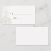 Kongote Bloom Taupe Besondere Anlass Platzkarte (Vorne/Hinten)