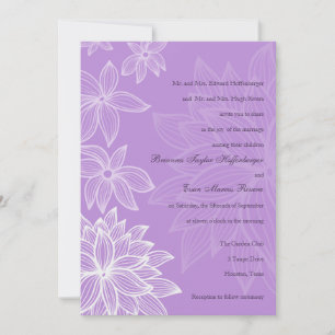 Kongottesdienst Blomlilac Hochzeit Einladung