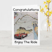 KONGRATULIERUNGEN=GENIESSEN SIE DEN RIDE KARTE (Gelbe Blume)