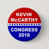 Kongreß 2018 Kevins McCarthy Kalifornien Button (Vorderseite)