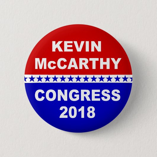 Kongreß 2018 Kevins McCarthy Kalifornien Button (Vorderseite)