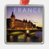 Kongress an der Seine | Paris, Frankreich Ornament Aus Metall (Vorne)