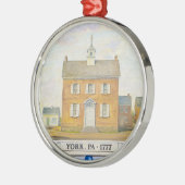 Kongress des Kontinents in York Ornament Aus Metall (Links)