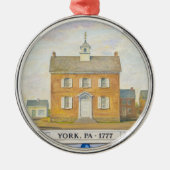 Kongress des Kontinents in York Ornament Aus Metall (Vorne)