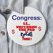 Kongress-Rückruf Button (Beispiel)