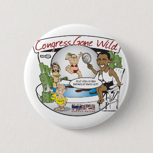 Kongreß wild gegangen button