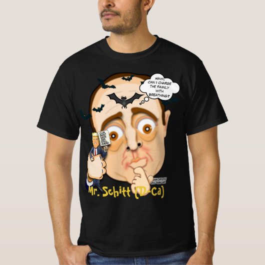 Kongressabgeordneter Adam Schiff - Bubbas Toon T-S T-Shirt (Vorderseite)