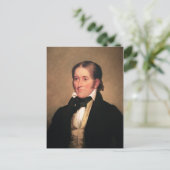 Kongressabgeordneter Davy Crockett von Chester Har Postkarte (Stehend Vorderseite)