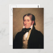 Kongressabgeordneter Davy Crockett von Chester Har Postkarte (Vorne/Hinten)