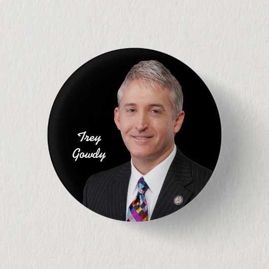 Kongressabgeordnetes Trey Gowdy Button (Vorderseite)