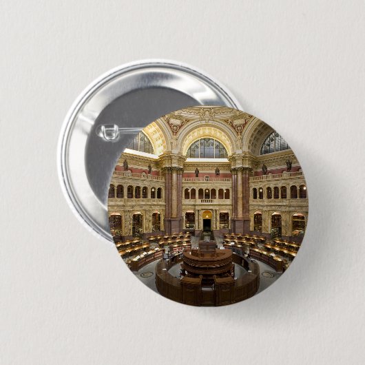 Kongressbibliothek Button (Vorne & Hinten)