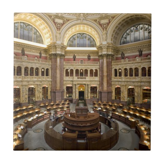 Kongressbibliothek Fliese (Vorderseite)