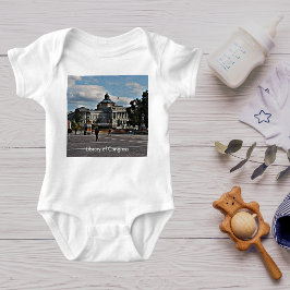 Kongressbibliothek in Mosaik Baby Strampler