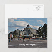 Kongressbibliothek in Mosaik Postkarte (Vorne/Hinten)