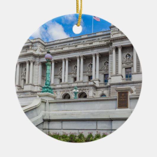 Kongressbibliothek Keramik Ornament (Vorne)