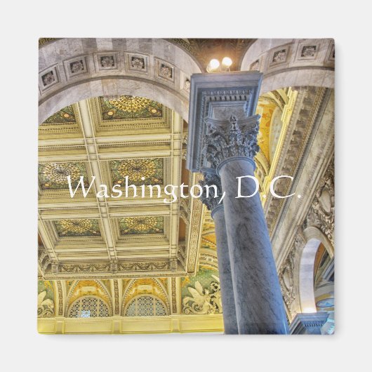 Kongressbibliothek Magnet (Vorne)