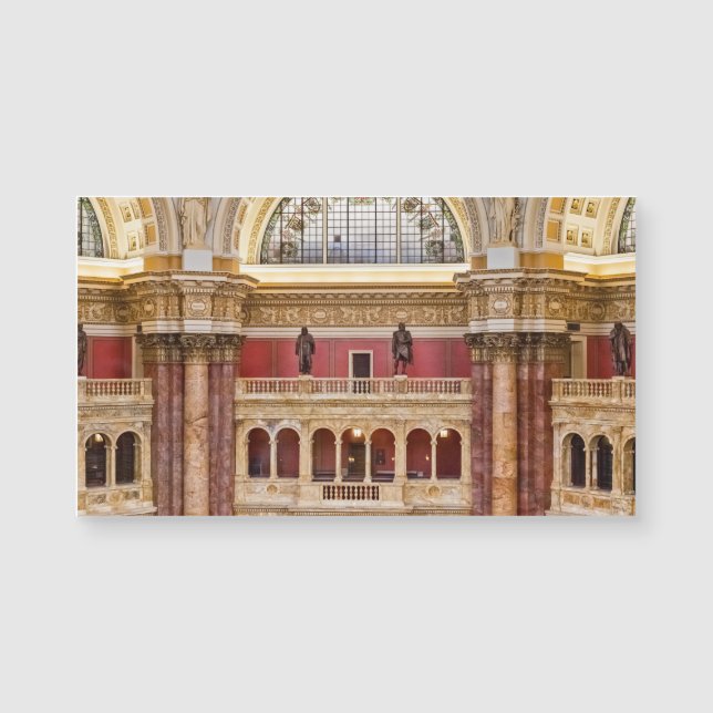 Kongressbibliothek Magnetkarte (Vorderseite)