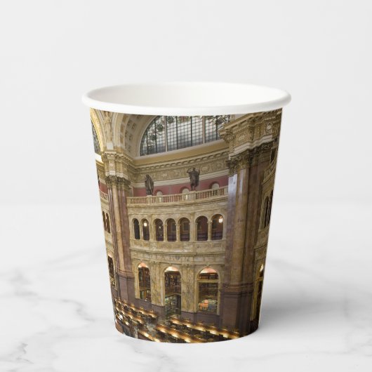 Kongressbibliothek Pappbecher (Rückseite)