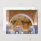 Kongressbibliothek Postkarte (Vorne/Hinten)