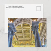Kongressbibliothek Postkarte (Vorne/Hinten)