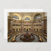 Kongressbibliothek Postkarte (Vorne/Hinten)