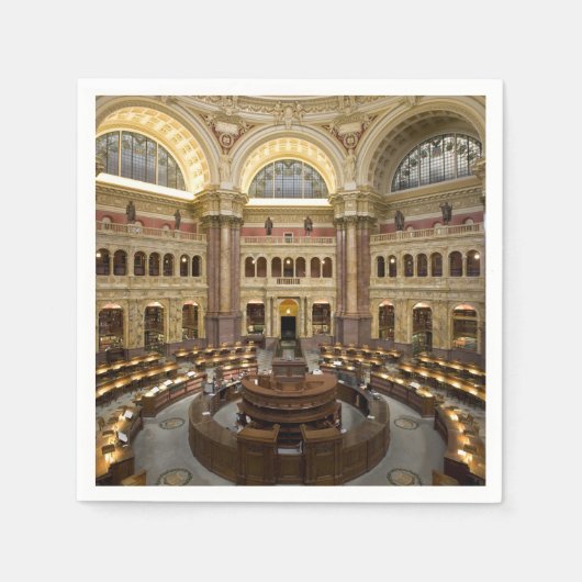 Kongressbibliothek Serviette (Vorderseite)