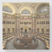 Kongressbibliothek Steinuntersetzer (Vorderseite)