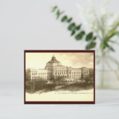Kongressbibliothek, Washington, D.C. Vintag Postkarte (Stehend Vorderseite)