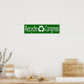 Kongresspopster gerecycelt poster (Küche)