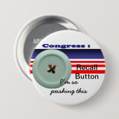 Kongreßrückruf Button (Vorne & Hinten)