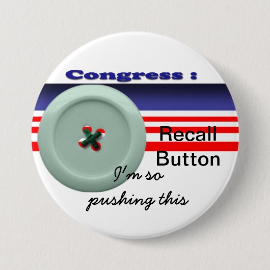 Kongreßrückruf Button (Vorderseite)