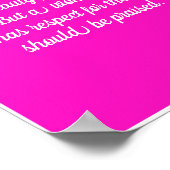 Kongresswand für religiöse Schriften Poster (Ecke)