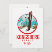 Kongsberg Norwegen Skiglogologo (Vorne/Hinten)