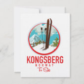 Kongsberg Norwegen Skiglogologo (Rückseite)