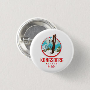 Kongsberg Norwegen Skiglogologo Button