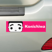 Konichiwa Autoaufkleber (Auf Auto)