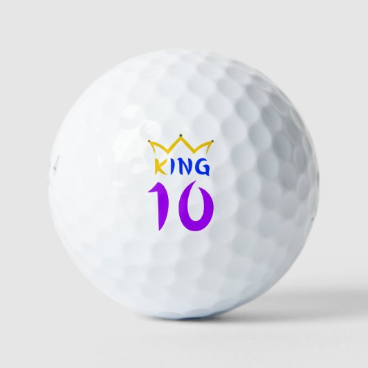König 10 golfball (Vorderseite)