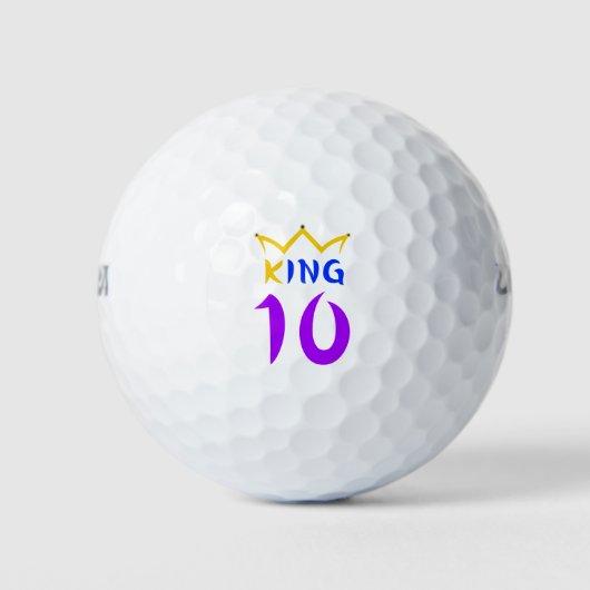 König 10 golfball (Vorderseite)