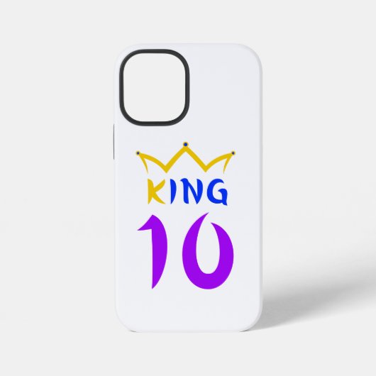 König 10 iPhone hülle (Rückseite)
