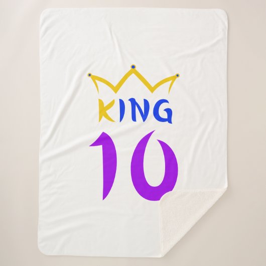 König 10 sherpadecke (Vorderseite)