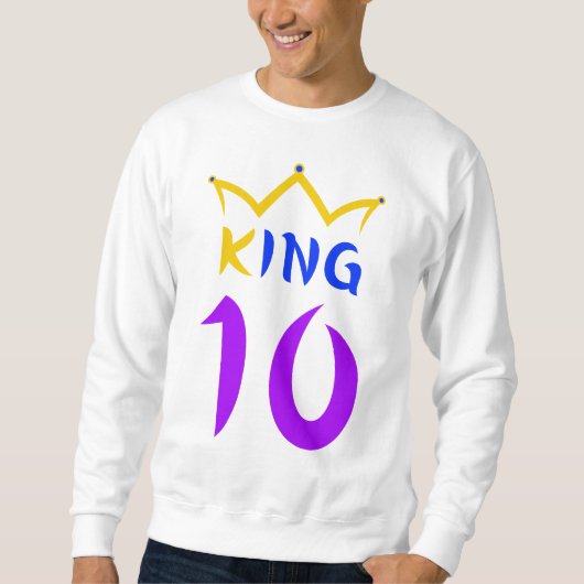 König 10 sweatshirt (Vorderseite)