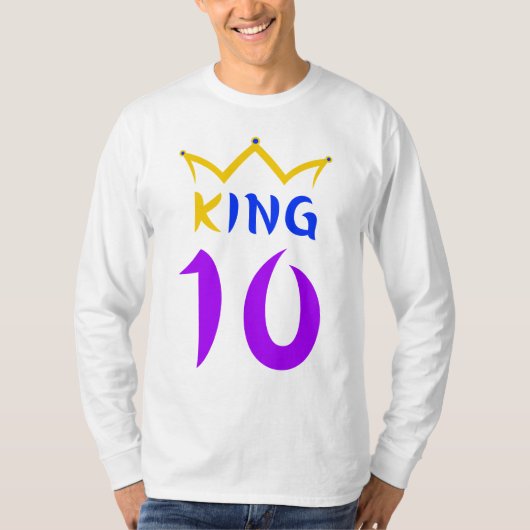 König 10 T-Shirt (Vorderseite)