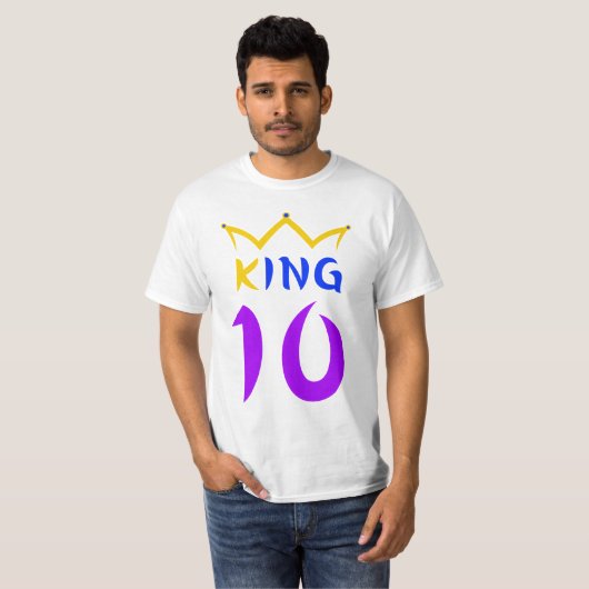 König 10 T-Shirt (Vorne ganz)