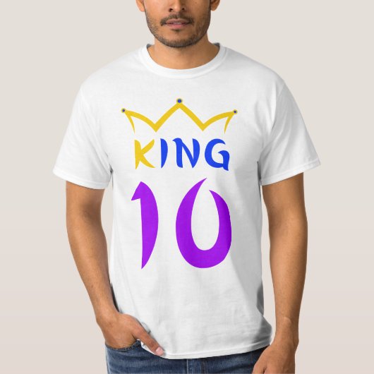 König 10 T-Shirt (Vorderseite)
