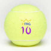 König 10 tennisbälle (Vorderseite)