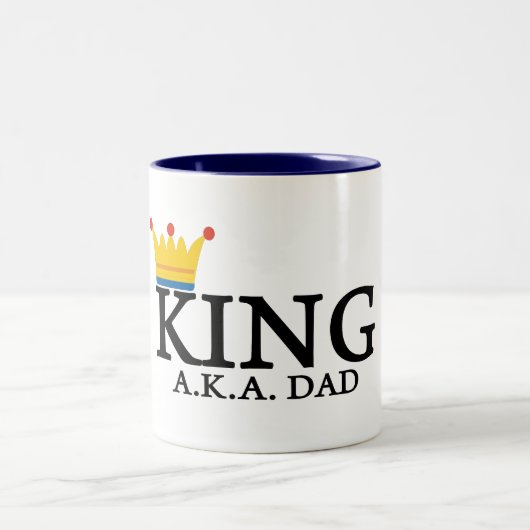 KÖNIG A.K.A. DAD ZWEIFARBIGE TASSE (Mittel)